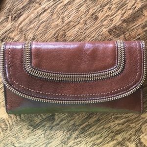 Michael Kors leather zipper wallet!